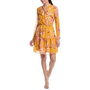 Nanette Lepore Printed Nadia Clip Jacquard Mini Dress